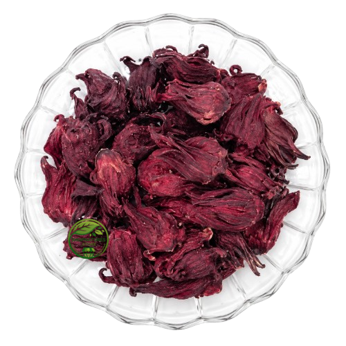 Hibiscus Flower (Hibiscus sabdariffa) – Cut Pieces – Roselle – Gudhal Phool Cut – 100% Natural Herbal Flower
