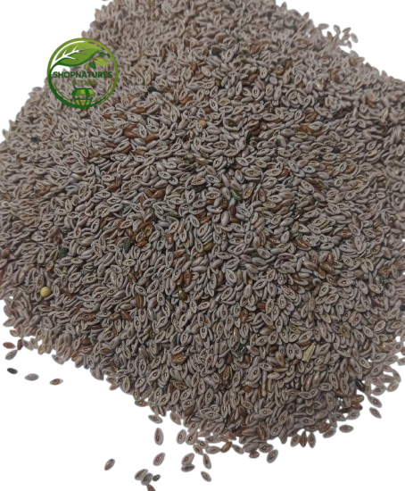 Edible Isabgol Seeds (Plantago ovata) - Psyllium Seeds – 100% Natural Psyllium Seeds | Herbal Fiber Seeds
