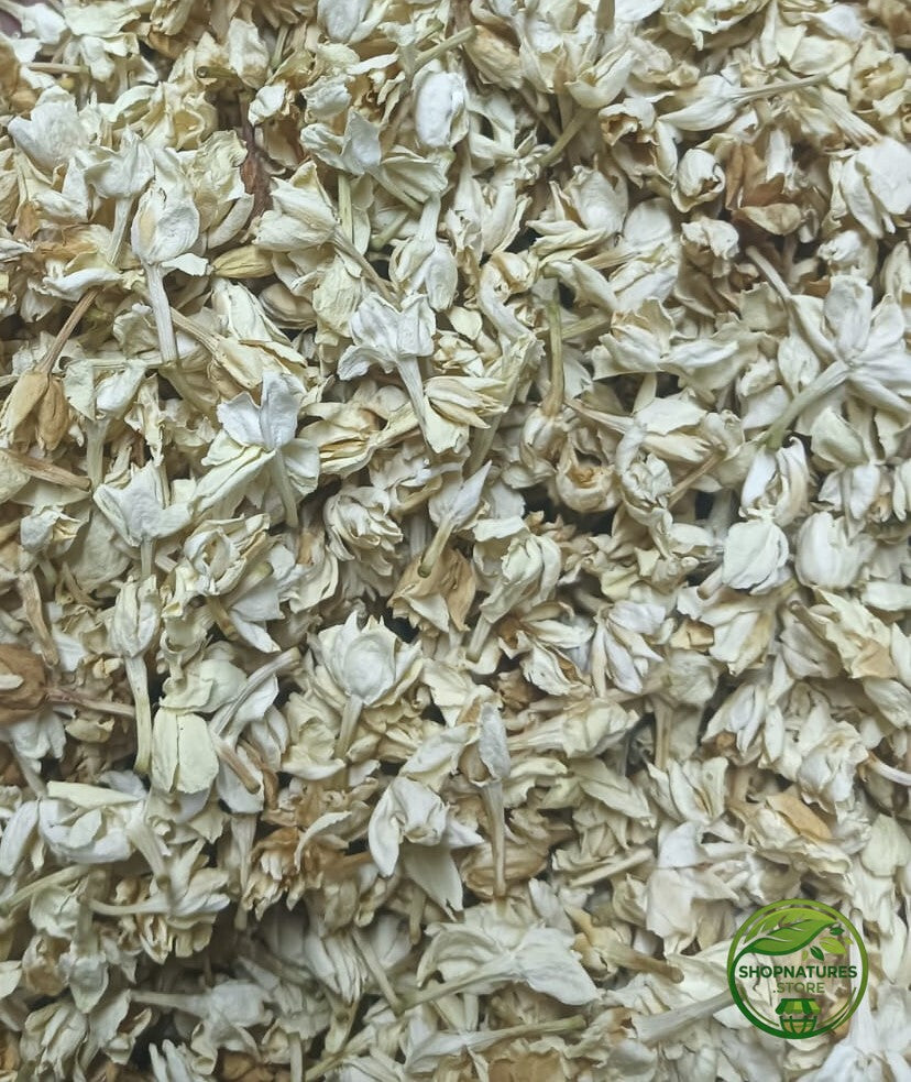 Jasmine Flower (Jasminum grandiflorum) – Chameli Flower – 100% Natural Dried Jasmine Flowers