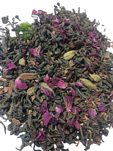 Kashmiri Kahwa Tea – Premium Herbal Green Tea Blend  Saffron & Spices Infusion